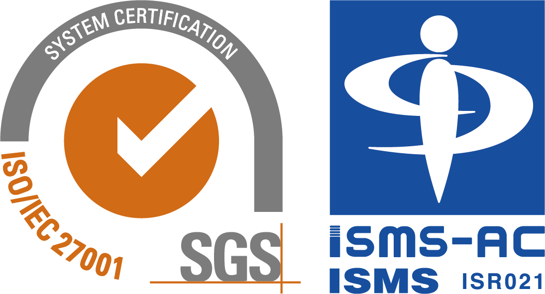 SGS ISO/IEC 27001認証マーク（新しいタブで開く）