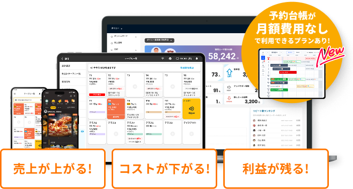 ダイニーのダッシュボード