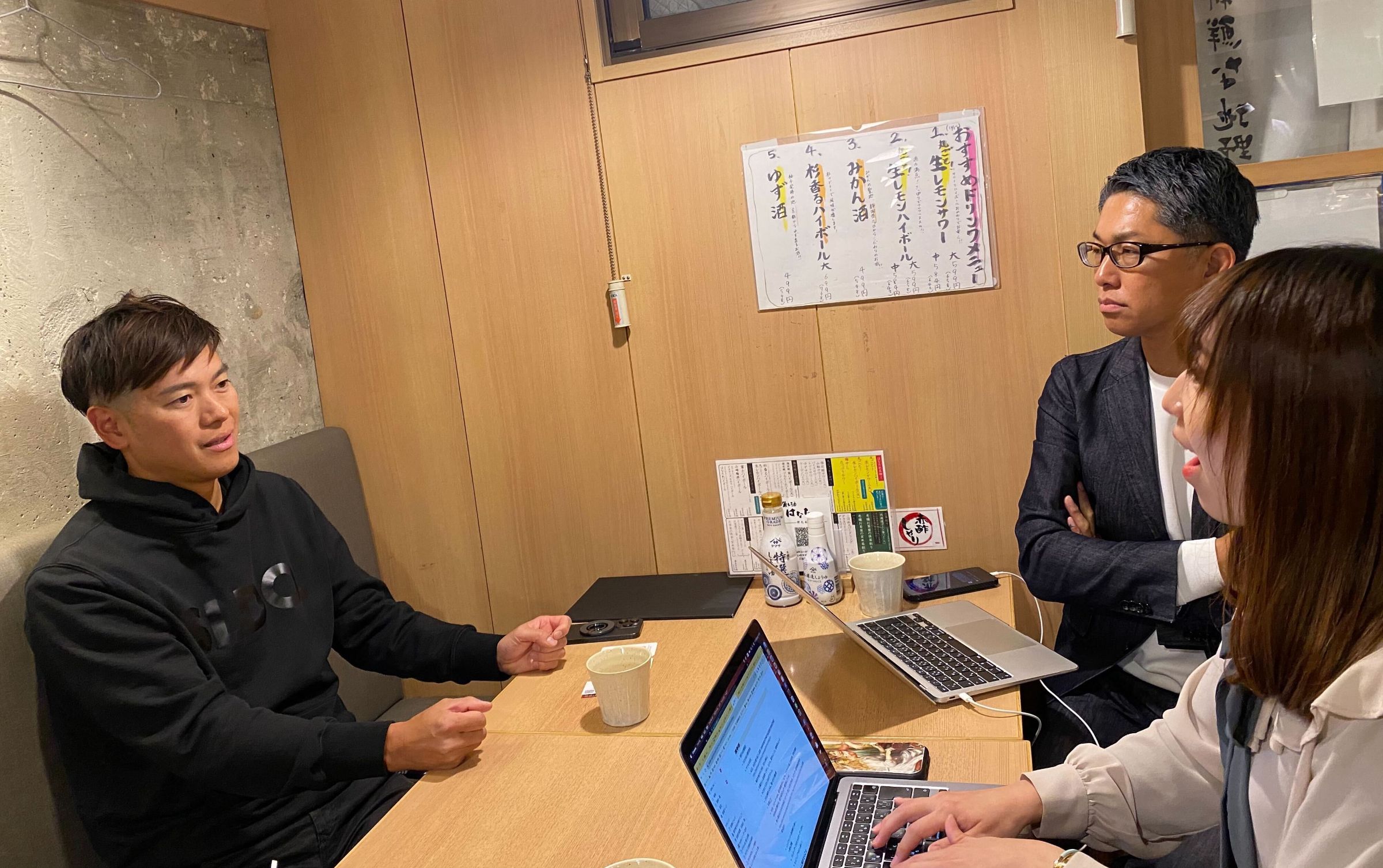 First Drop平尾社長とdiniiメンバー