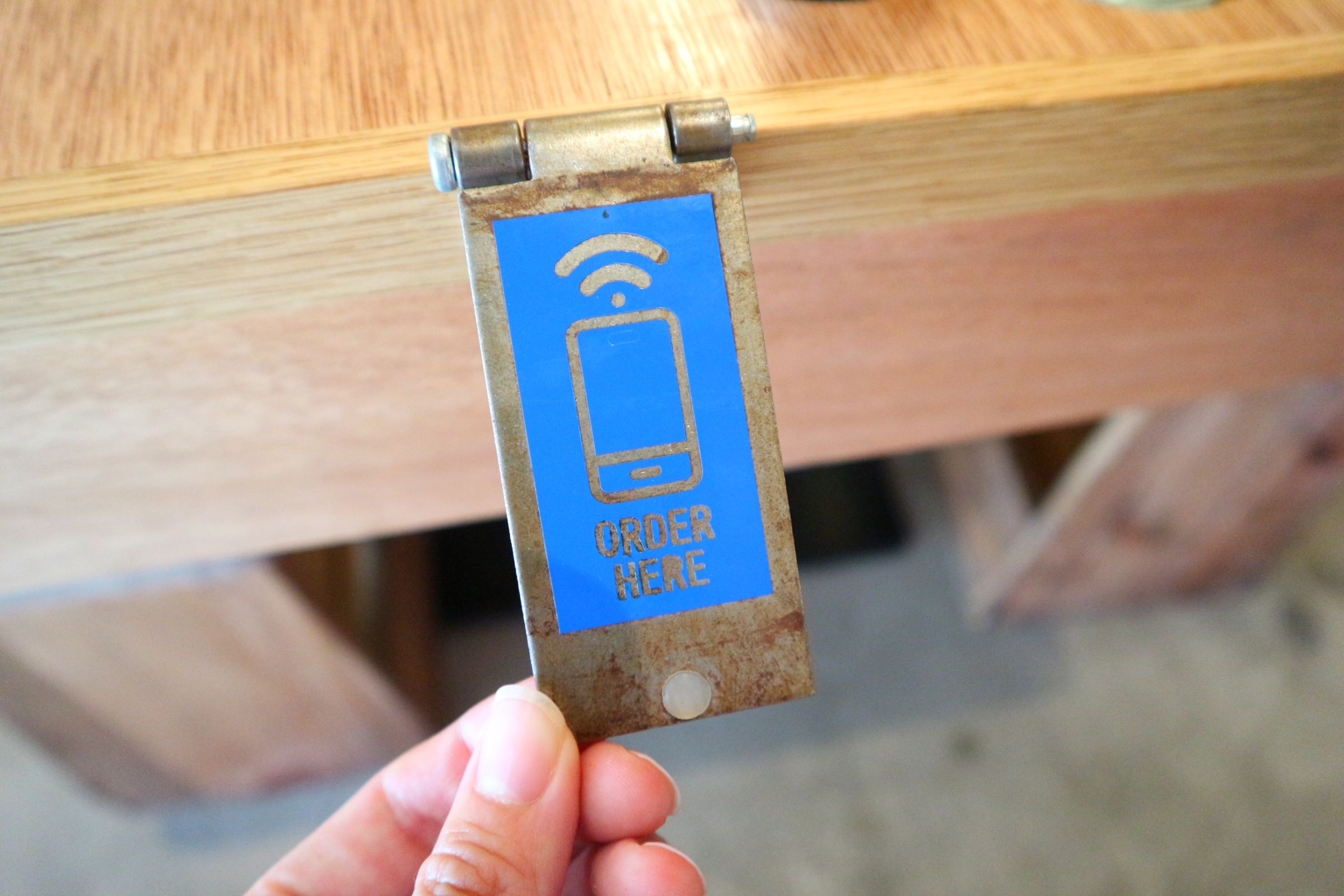 モバイルオーダー QRコード写真