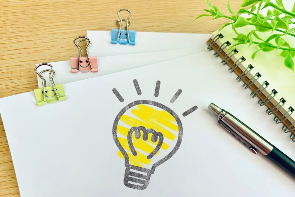 ノートに書いたアイディアの豆知識