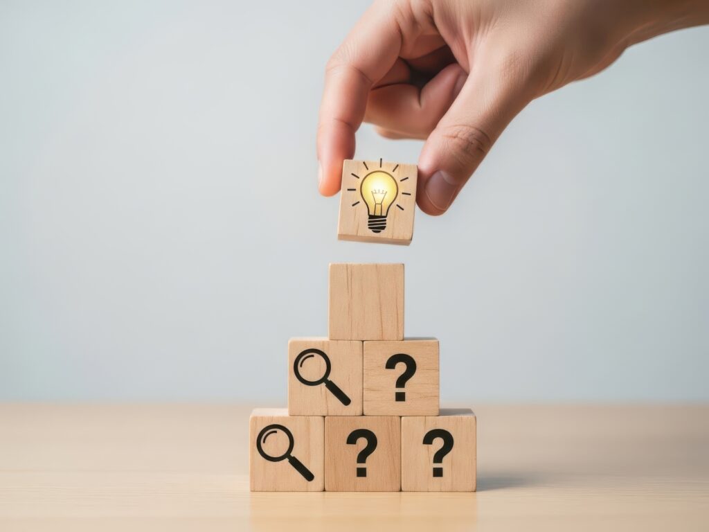 クリエイティブなアイデアとイノベーションによる問題解決